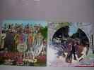 BEATLES SGT PEPPER & ABBEY ROAD PICTURE DISC RECORDS RARE