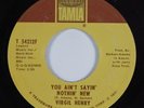70s Soul 45 VIRGIL HENRY You Ain't Sayin Nothin New TAMLA HEAR