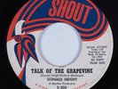 Northern Soul 45 DONALD HEIGHT Talk Of The Grapevine SHOUT HEAR
