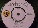 'A  LITTLE BIT  HURT'  JULIAN  COVEY  PINK ISLAND WIP 6009 (NORTHERN)45 RPM
