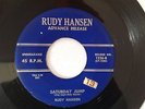 RUDY HANSEN SATURDAY JUMP PROMO LABEL 45 ROCKABILLY RARE