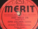 Merit Black Gospel 78 RPM Edna Gallmon Cooke & The Sunset Harmonizers S-102