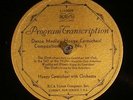 78 RPM   Hoagy Carmichael, Victor L-16009 Program Transcription No. 1, EE+ jazz