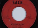 Northern Soul 45 MAMIE P. GALORE No Right To Cry SACK HEAR