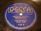 CAJUN LEO SOILEAU'S ACES Louisiana Blues/Arcadia County Breakdown DECCA 5116