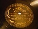 JAZZ HENRY ALLEN ORCH VICTORIA SPIVEY How Come They Do It That Way VICTOR 38088