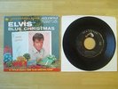 Elvis 45rpm record  & Picture Sleeve, Blue Christmas/Wooden Heart RCA # 447-0720