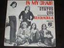 Status Quo rare '70 French 1st press 45 In My Chair / Gerundula in orig. PS  EX