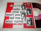 THE DOORS hello i love you + love street 45 VOGUE 1968 French PS 7''