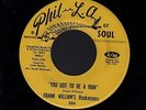 SOUL 45 FRANK WILLIAM'S ROCKETEERS You Got To Be A Man PHIL-LA OF SOUL