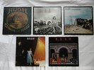 5 Rush LP's Farewell/Kings, Moving Pictures, Exit, Permanent Waves, Caress