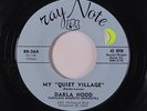 DARLA HOOD: My Quiet Village / Red Dress 45 (sm tol) Vocalists