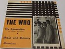 THE WHO - MY GENERATION - VERY RARE 1965 SWEDISH MOD FREAKBEAT 45 UNIQUE PS