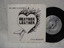 * * HEATHER LEATHER - WE CAME TO DESTROY , 1985 PRIVATE FEMALE HEAVY METAL 45 *