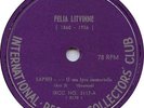 Felia Litvinne IRCC 3117 Sapho / Faust 10” 78 on vinyl