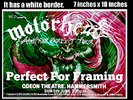 Motorhead live concert Hammersmith Odeon London 5 June 1983 A4 size poster print