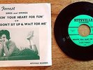 RARE Vintage Jackie Forrest 45rpm Doo Wop Record & Picture Sleeve HITSVILLE 1138