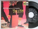 BILL HALEY & his COMETS Rock N Roll Party 4-track DECCA Picture cover 45 EP H11