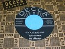 BOBBY DARIN & JAYBIRDS Rock Island Line 45 Rare 1st Decca Label NM- Beauty