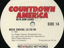 Countdown America with JOHN LEADER (Airdate: 10/20/1984) (4 LPs w/Cue Sheets)