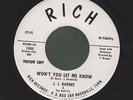 J.J. BARNES won't you let me know NORTHERN SOUL 45 on RICH