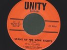 WILLIE JAMES stand up for your right FUNK 45 on UNITY
