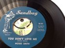 moses smith you dont love me on sandbag classic northern soul