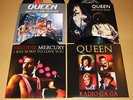 QUEEN - 4 x RARE 45 ** BICYCLE RACE + 3 HIT SINGLES ** With Diff.Sleeves
