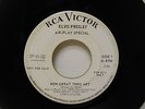 Elvis Presley - How Great Thou Art / So High | RCA Victor | White L Promo | 1967