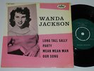 Mega rare Wanda Jackson EP Long tall Sally Denmark Capitol EAP 20003 VG++/VG++