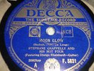 STEPHANE GRAPPELLY & His Hot Four Django Reinhardt Moon Glow 78 DECCA F5831