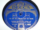 DJANGO REINHARDT & STEPHANE GRAPPELLY I've got my love to keep 78 DECCA F6935