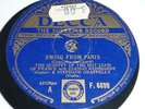 QUINTET OF HOT CLUB FRANCE Reinhardt Grappelly Swing from Paris 78 DECCA F6899