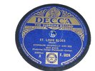 STEPHANE GRAPPELLY & His Hot Four DJANGO REINHARDT St Louis Blues 78 DECCA F5824