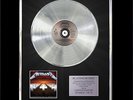 METALLICA MASTER OF PUPPETS  CD PLATINUM DISC LP FREE P+P