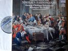TELEMANN MUSIQUE DE TABLE NIKOLAUS HARNONCOURT 4-LP BOX TAFELMUSIK BANQUET MUSIC