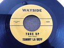 SLEEPY LABEEF TORE UP  RARE M- ROCKABILLY 45 WAYSIDE AUTOGRAPHED TOMMY LABEFF