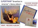 Supertramp  BREAKFAST IN AMERICA & PROMO DINER MENU  A&M LP # SP 3708  AS NEW