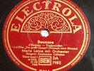 Schellackplatte - Mario Lanza - Der große Caruso - Because / Ave Maria