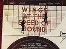 WINGS, SPEED OF SOUND, RECORD LABEL BLANKS, uncut,unused, one order = 100 sheets