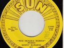 50s Rock N Roll Rockabilly SONNY BURGESS red headed woman U.S. Sun 7