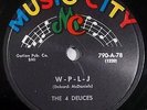HEAR doo wop 78 THE 4 DEUCES WPLJ MUSIC CITY 790 W-P-L-J