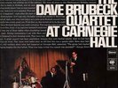 The Dave Brubeck Quartet ???Lp 33giri At Carnegie Hall Nuovo CBS66234