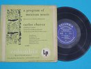 ANDY WARHOL 1ST EVER ART COVER LP A PROGRAM OF MEXICAN MUSIC CARLOS CHAVEZ 1949