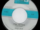 SWEET RAIN Fire & Rain/And Suddenly ARV #A-5041 Rare Texas Lounge Soul VG++