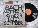 MATTHEW PASSION BACH - SCHREIER POPP ETERNA DIGITAL 3LP 1988, 1ED - STEREO MINT