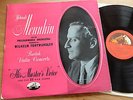 BARTOK Violin Concerto MENUHIN FURTWANGLER HMV ALP 1121