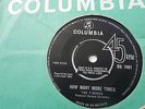 T-BONES HOW MANY MORE TIMES COLUMBIA DB 7401 GARY FARR KEVIN WESTLAKE RARE VINYL