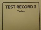 OPUS 3 - TEST RECORD 2 - Timbre   VINYL LP + INSERT SWEDEN PRESS