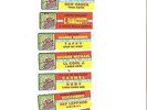 DISCHI  RECORDS  JUKEBOX  1988  PROMO  STICKERS  45  RPM  RECORDS  8